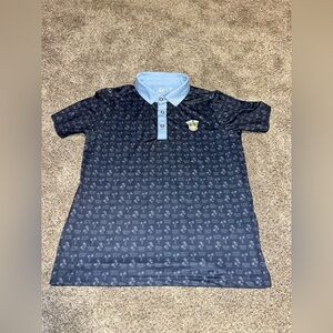 Boys large goat performance polo euc